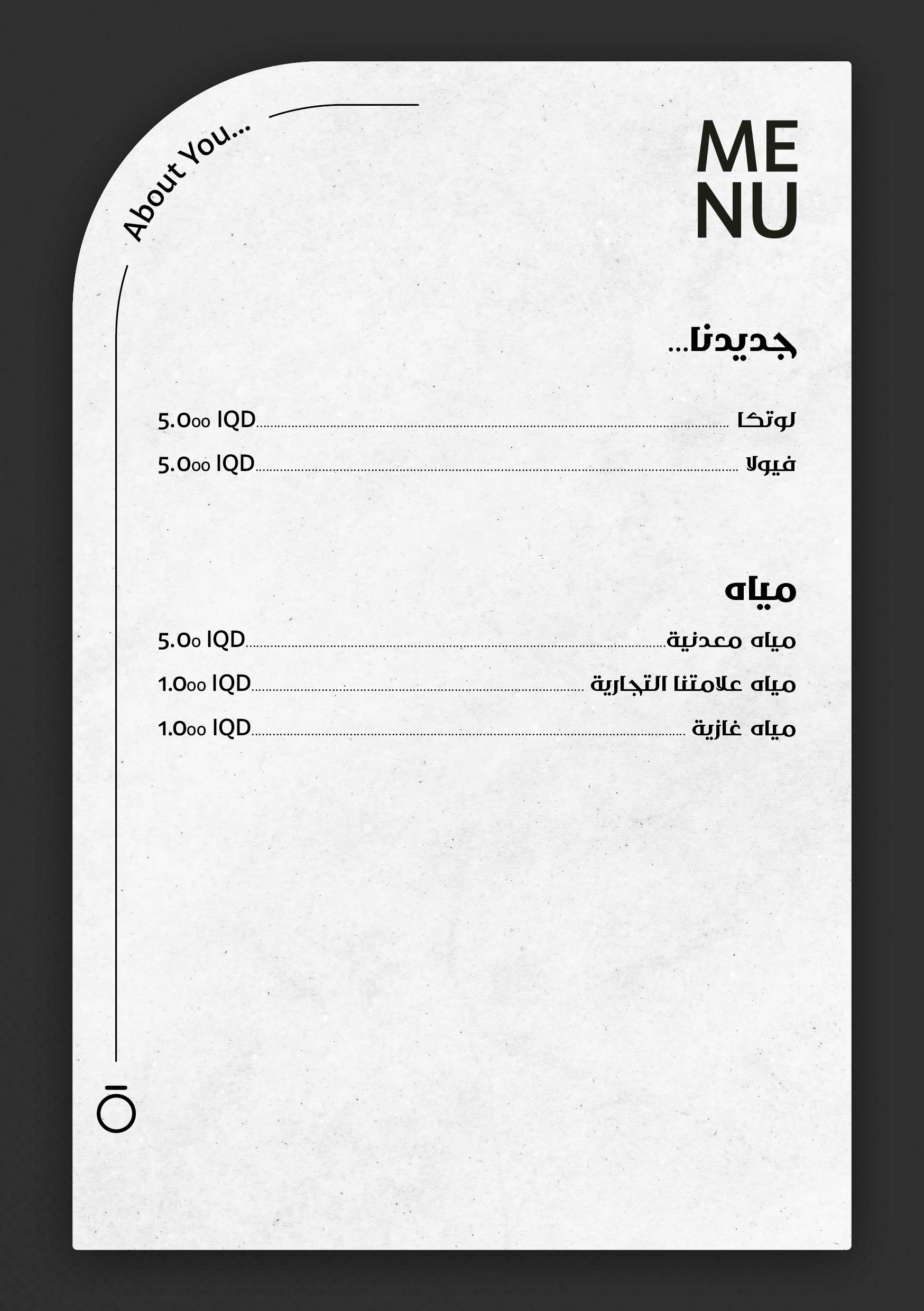 Menu Page 6
